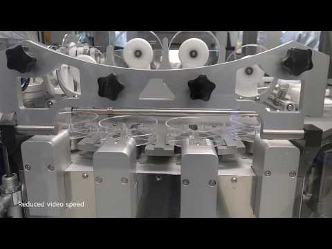 Plate Pourer, Filling Line for Compartment Petri Dishes | VARO