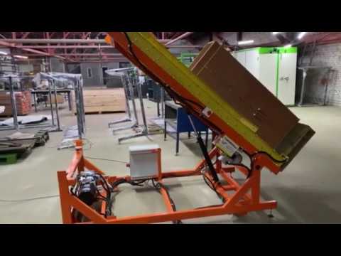 Гідравлічний кантувач з привідним рольгангом | Hydraulic Tilter with Driven Roller Conveyor