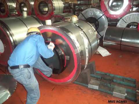 COLD ROLLER STEEL COILS PACKING SERVICES