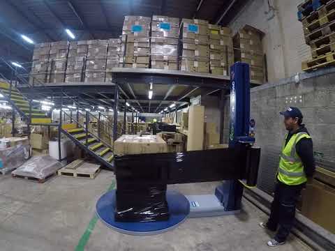 Our new pallet wrapping machine