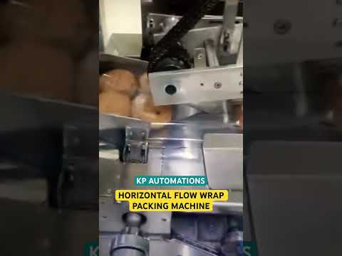 Horizontal flow wrap packing machine | flow wrap packing machine | #pouchpackingmachine #bunpacking