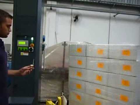 Fhope-A300 automatic pallet wrapping machine with film stretch wrapper cutter