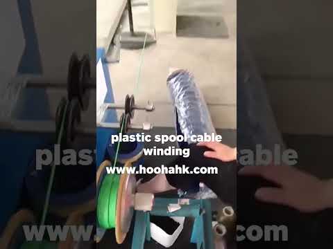 plastic spool cable winding machine