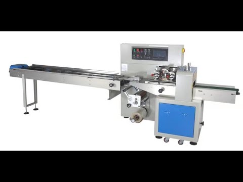 full automatic horizontal packing machine biscuit cookies flow packing machine