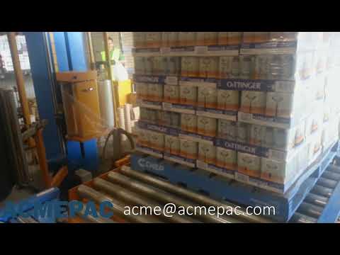 Automatic Pallet Wrapper AST40, In-Line Pallet Stretch Wrapping Machine