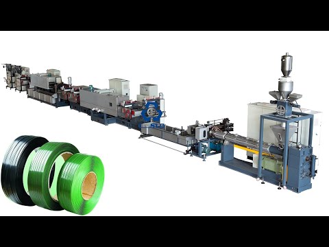 STRAPPING BAND MAKING MACHINE | PP | PET | POLYESTER | STRAP | BELT | PRODUCTIN | EXTRUSION | LINE