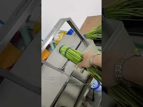 Automatic vegetable strapping machine for supermarket/store