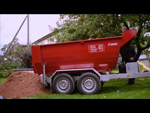 Hydraulic tipper trailer