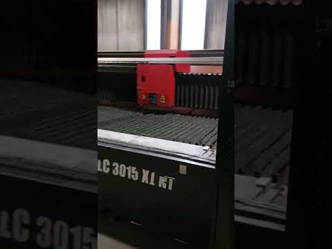 Amada LC 3015 X1 NT Laser Cutting Machine with automatic pallet changer