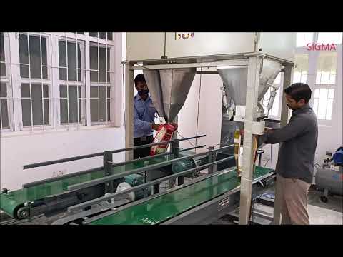 Rice Filling and Bagging Machine (Double Mouth) | 5 Kg to 50 Kg | Sigma Automation | Packing Systems