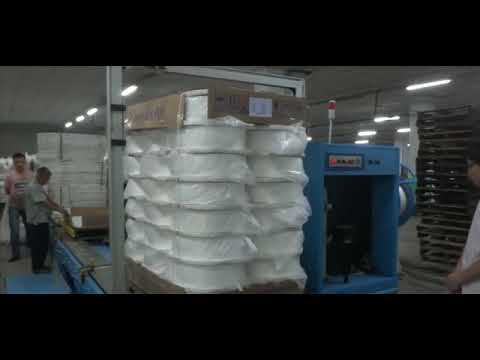 Automatic Pallet Wrapping Machine with Rotary Arm