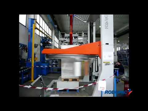 GENESIS HS50/2 Twin carriages rotating ring stretch wrapping machine