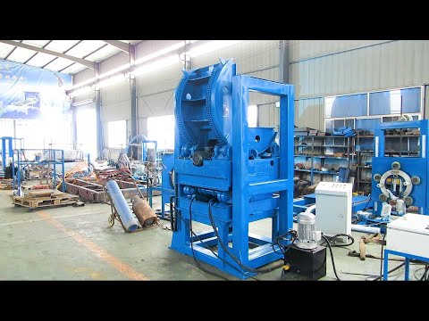 90-degree flip machine/upender/tilter made by Shandong Sapphirepack shorts #wrapping #machine #flip