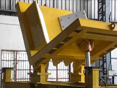 Electro hydraulic coil tilter