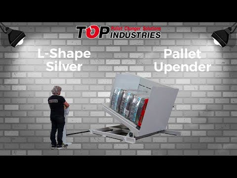 Pallet Upender &quot;L Shape Silver&quot; (SAFE TIPPING)