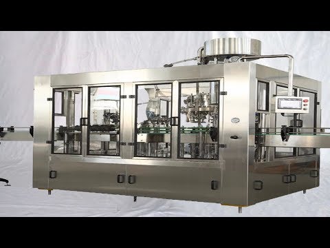 Mineral water bottling equipment fully automatic filling capping labeling packaging line 礦泉水包裝線全自動