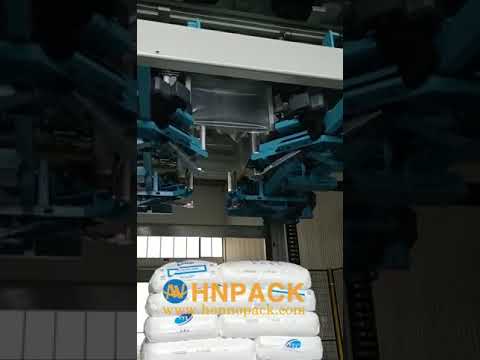 Hennopack cold stretch hood pallet packing Machine for colloidal particles bag pallet packing