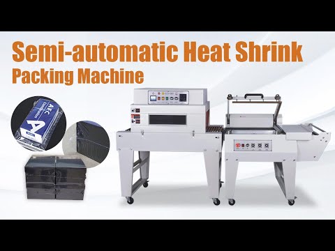 Semi-automatic Heat Shrink Packing Machine | How Does a semi-auto Shrink Film Wrap Heat Sealer Work?