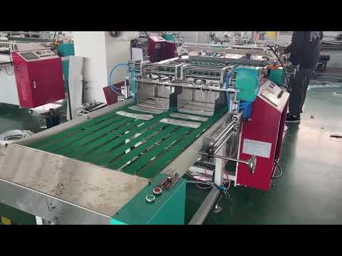 Medium Speed BOPP Side Sealing Bag Making Machine with Auto bag stacking conveyor