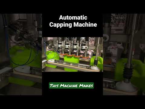 Automatic Capping Machine #Machines #Automation #packaging #capping #Filling #TMM #Industry