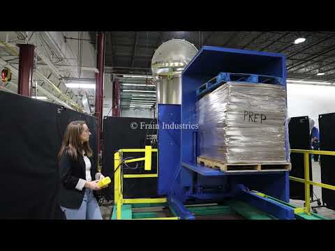 Cherry&#039;s Industrial Equipment Material Handling Pallet Inverter Model SC86P Demonstration