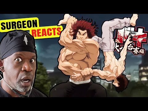 Surgeon Reacts to Baki Hanma vs Yujiro Hanma | Dr Chris Raynor