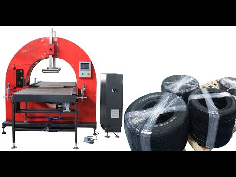 Automatic Tyre Bundling Stretch Orbital Wrapping Machine