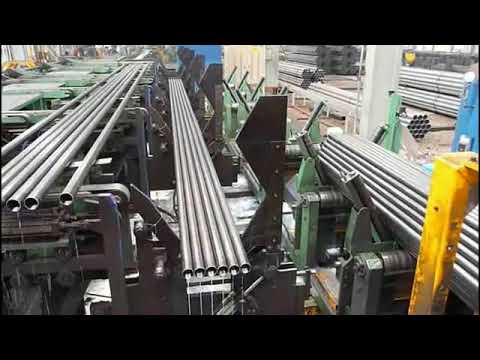 Automatic steel tube bundle making line