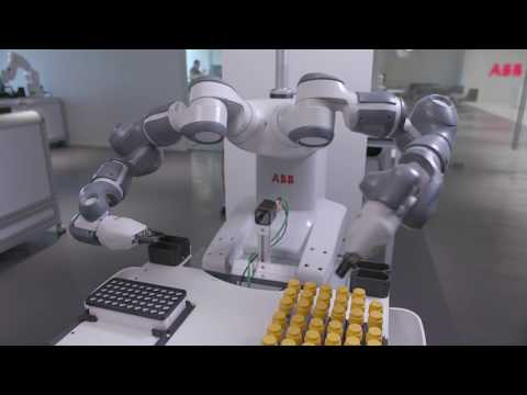 Five years of ABB&#039;s groundbreaking collaborative robot YuMi