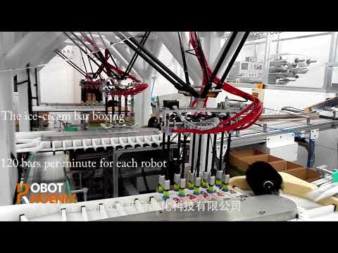 4 axis Delta Robots Pick &amp; Pack industrial robotic automation solutions by Robotphoenix LLC