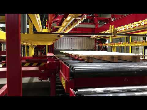 Automatic Pallet Loader Built by Red Bud Industries