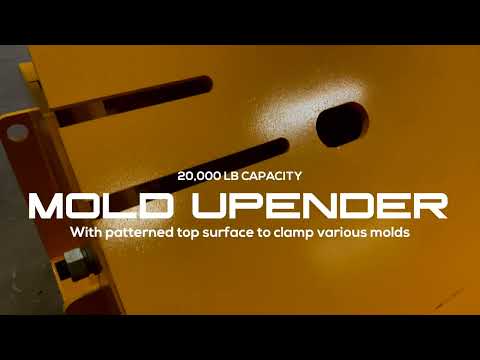 20,000 LB Mold Upender w/ patterned top surface