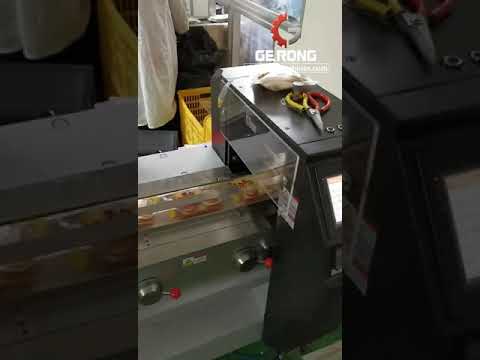 Automatic high speed toast slice horizontal flow film wrapping packing machine