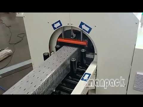 The most efficient horizontal orbital wrapping machine for packaging bundles