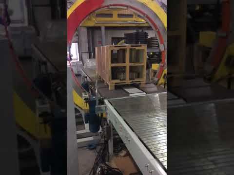 Big product orbital wrapping machine