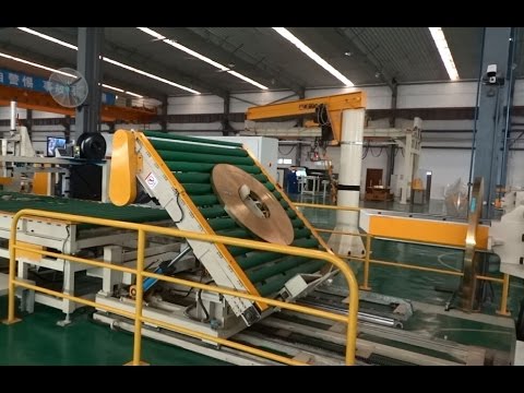 Steel coil packing line/sliting strip packaging system