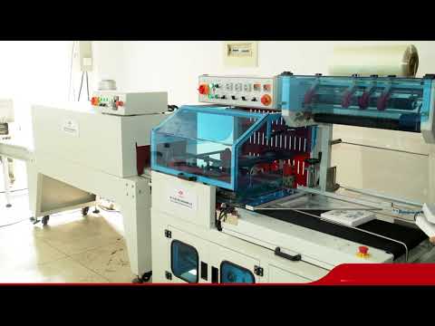 Automatic L type scissor sealing and heat shrinking machine