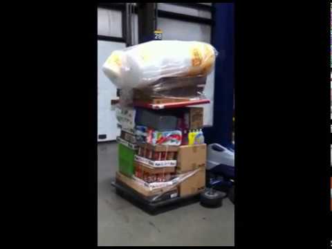 How to stretch wrap order pick loads easily anywhere in a warehouse