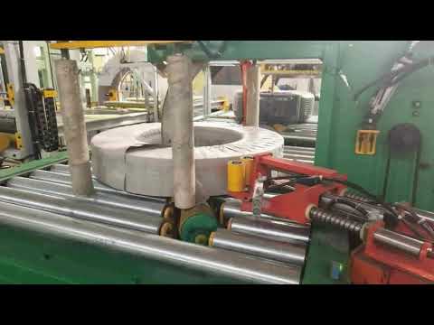 Steel coil wrapping and tape packing machine --SHJLPACK