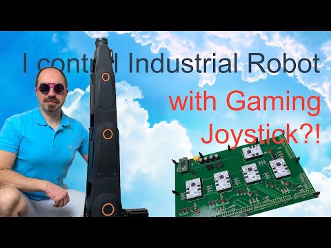 Industrial robot arm controlled with Gaming joystick!