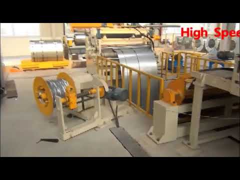 Steel coil slitting line