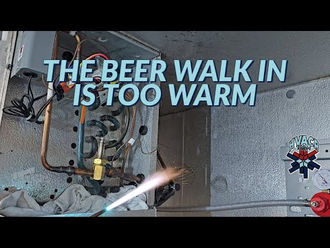 THE BEER WALK IN IS TOO WARM