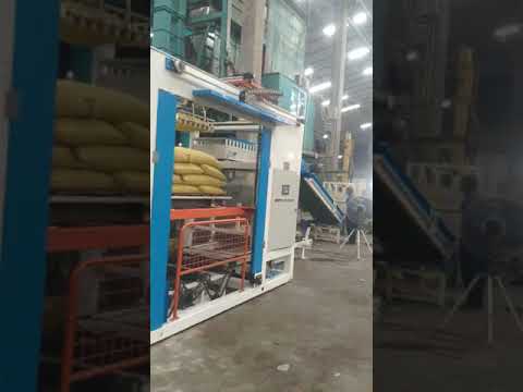 Full automatic packing and palletizing machine for fertilizer