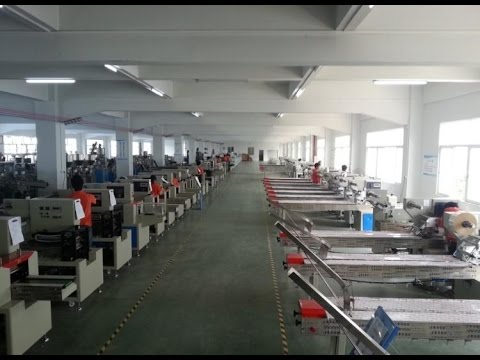 gelatin automatic packaging machine plant horizontal wrapping equipment with touch screen