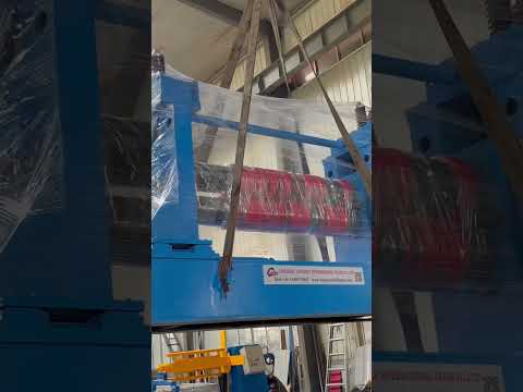 Steel coil slitting line loading #rollformer #estructurametalica #rollformingmachine #metalroofing