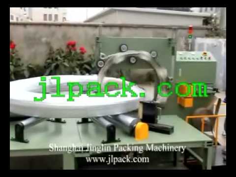 Prestrand wire packing machine,big coil wrapping machine,orbital wrapper,orbital coil wrapper