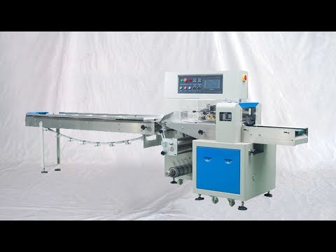 mouth Mask flow wrap packing machine horizontal film wrapper máquina de envasado de mascarillas