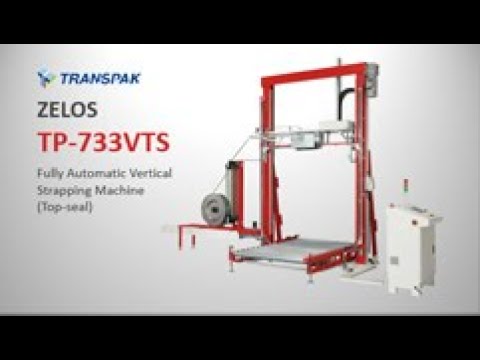 TP-733VTS Zelos Top-sealing Pallet Strapping Machine - TRANSPAK