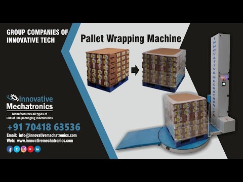 wooden pallet wrapping machine | wooden pallet stretch packing machine