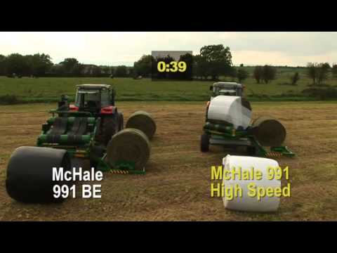 McHale 991 High Speed Round Bale Wrapper English 9 4 14